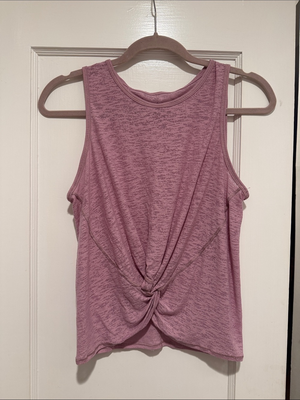 lululemon athletica Knotted Back Tank - Dusty Mauve